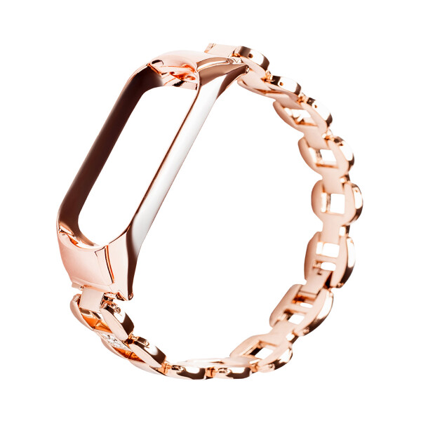 

Ремешок XOKO металлический для Mi Band 3/4 Gold Rose