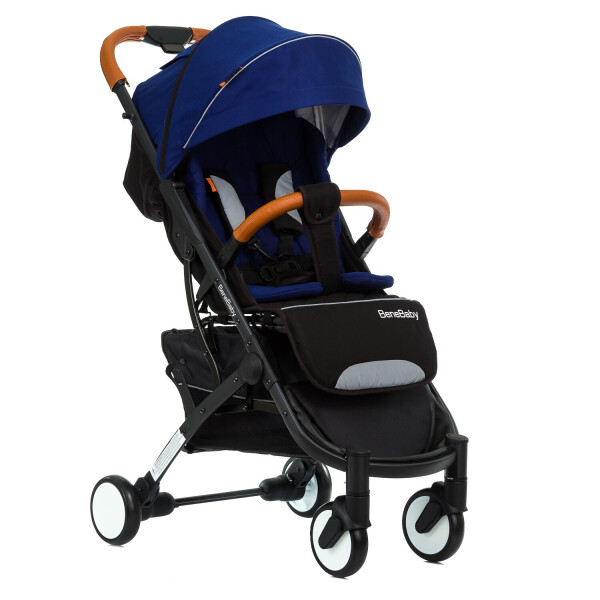 

Детская коляска Bene Baby D200 Прогулочная синяя на черной раме