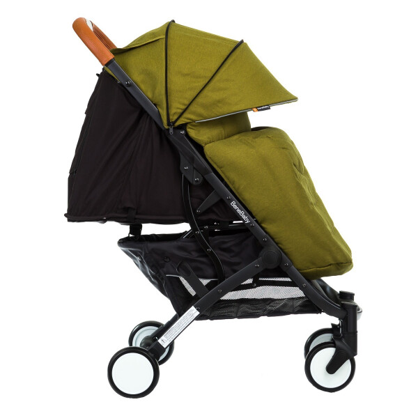 

Детская коляска Bene Baby D200 Прогулочная хаки на чёрной раме