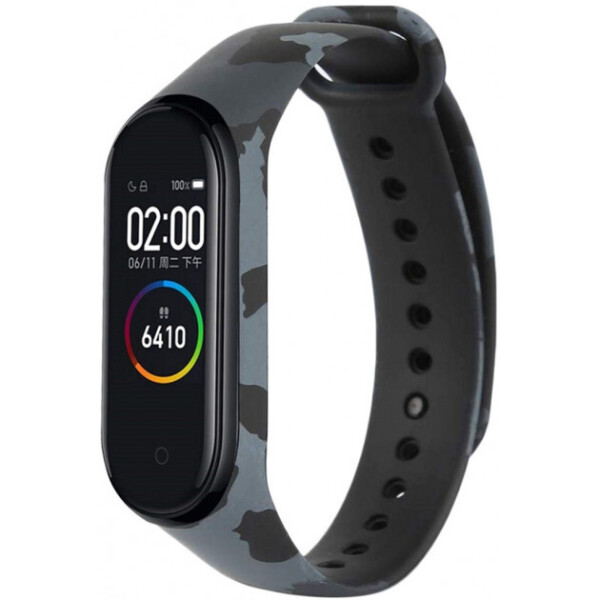 

Ремешок ХоКо для Xiaomi Mi Band 3/4 Khaki Grey