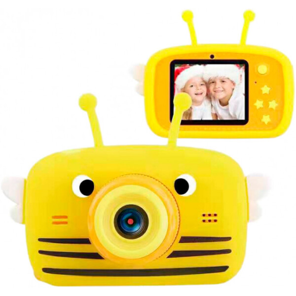

Цифровой детский фотоаппарат Optima KVR-100 Bee Dual Lens Желтый (KVR-100-OR) (9869201149892)