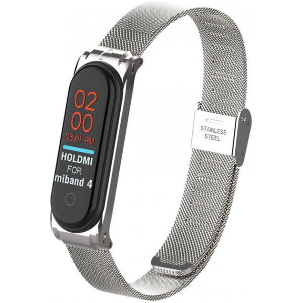 

Ремешок Optima для Xiaomi Mi Band 3/4 Silver (XK-XM-BB-Silver)