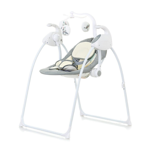 

Укачивающий центр Mioobaby Impulse музыкальный шезлонг темно-серый