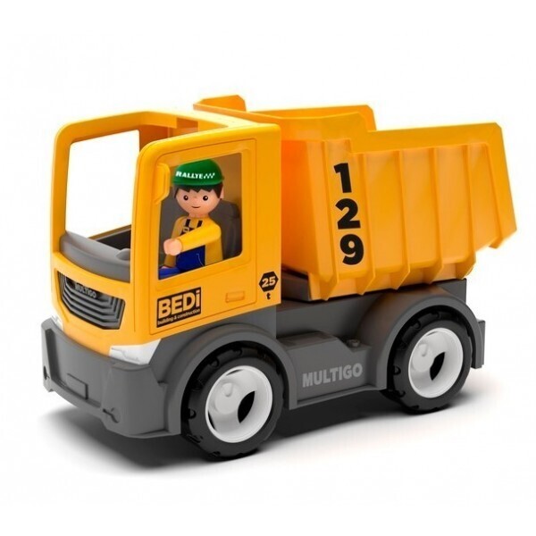 

Машинка Самосвал Строителей с водителем EFKO MultiGO Build Dumper Yellow