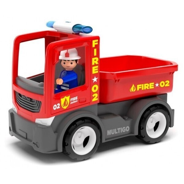 

Пожарная машинка Грузовик с водителем EFKO MultiGO Fire Red