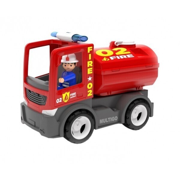 

Пожарная машинка Автоцистерна с водителем EFKO MultiGO Fire Red