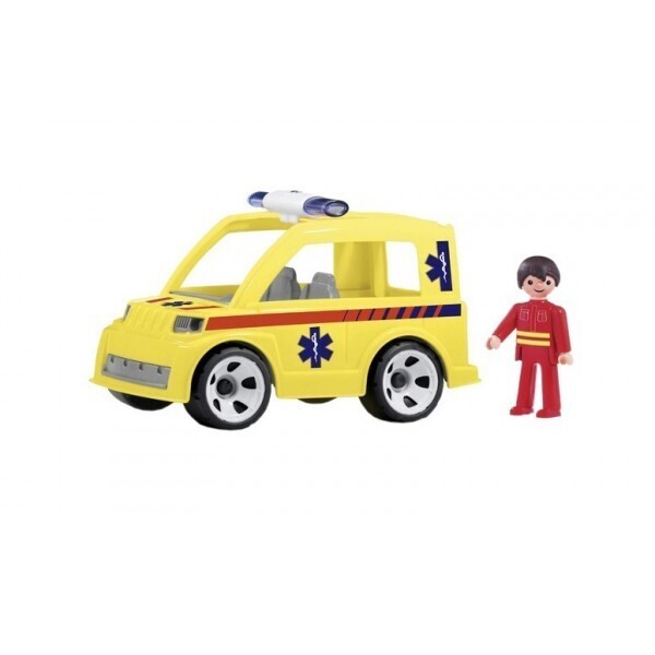 

Машинка Скорая помощь со спасателем EFKO MultiGO Ambulance Yellow