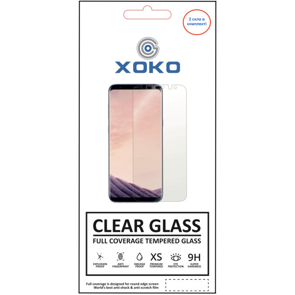 

Защитное стекло XOKO Ultra clear Samsung Galaxy A41 (2 штуки в комплекте)