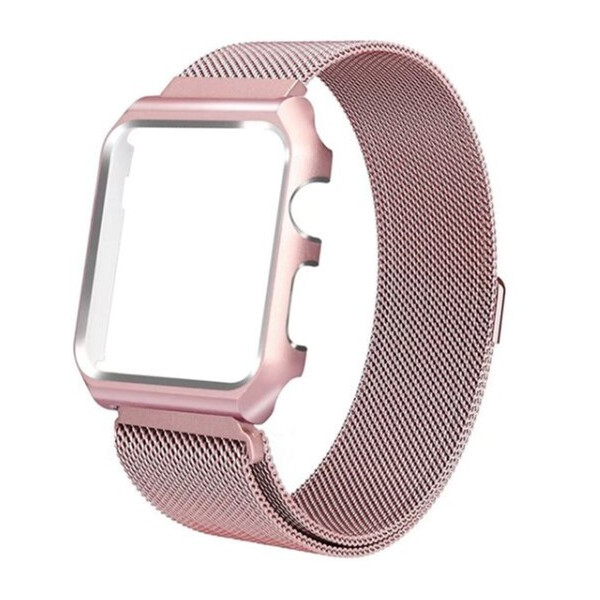 

Ремешок Optima Melanise c накладкой для Apple Watch 38mm Rose Pink (XK-AP-MLRPNK)