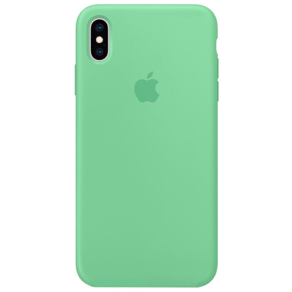 

Чехол Silicone Case Full Protective (AA) для Apple Apple iPhone X (5.8") / XS (5.8") Зеленый / Spearmint