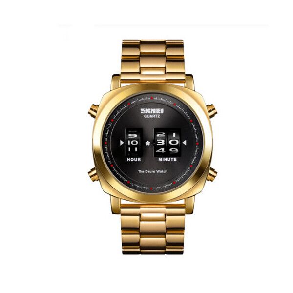 

Мужские наручные часы (1531 Gold-Black) Skmei 44 мм Золотой