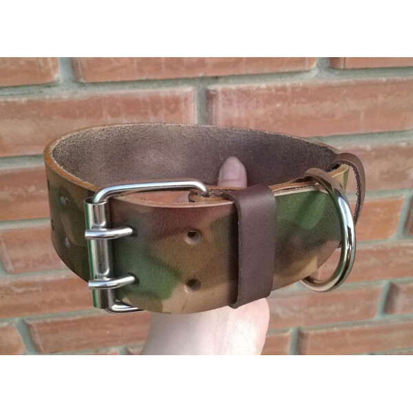 

Кожаный ошейник для собак (ld088) Lockdog XL Черный