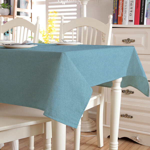 

Скатерть на стол (7682) Time Textile 140x140 см Голубой