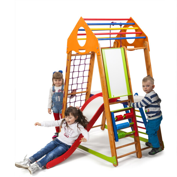 

Детский спортивный комплекс SportBaby 132х170х85 см Орех