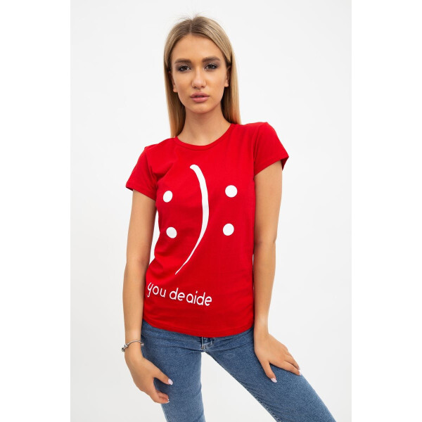 

Женская футболка (138R002) AGER L Красный