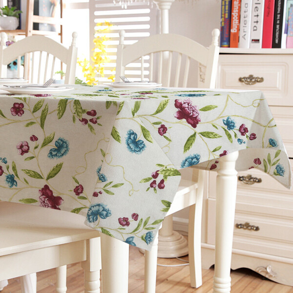 

Скатерть в цветочек с пропиткой (TT130549) TT 100x140 см Разноцветный