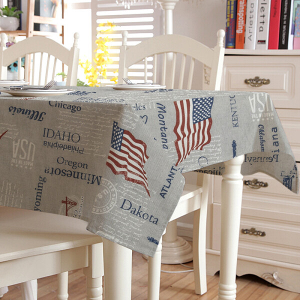 

Скатерть на стол (7668) Time Textile 140x140 см Серый
