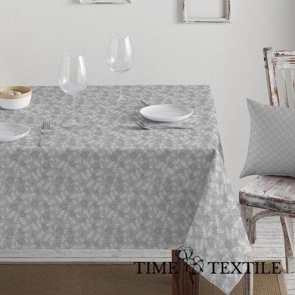 Скатерть на стол (6865) Time Textile 140x180 см Серый