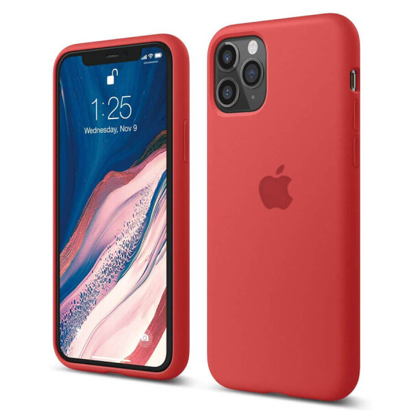 

Чехол Silicone Case Slim Full Protective для Apple iPhone 11 Pro Max (6.5") Красный / Red