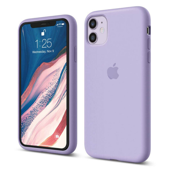 

Чехол Silicone Case Slim Full Protective для Apple iPhone 11 (6.1") Сиреневый / Dasheen