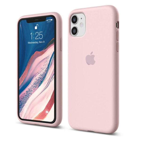 

Чехол Silicone Case Slim Full Protective для Apple iPhone 11 (6.1") Розовый / Pink