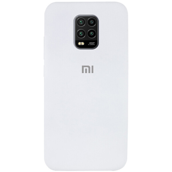 

Чехол Silicone Cover Full Protective (AA) для Xiaomi Mi 10 Lite Белый / White