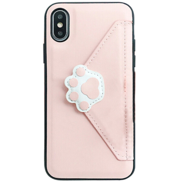 

Чехол-клатч Сat paw для Apple iPhone XS Max (6.5") Розовый (126053)