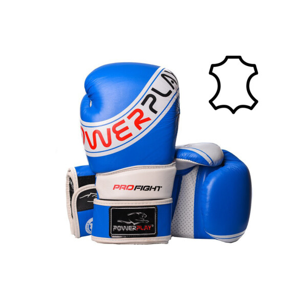 

Боксерские перчатки (PP-3023A) PowerPlay 12 унций Сине-белый