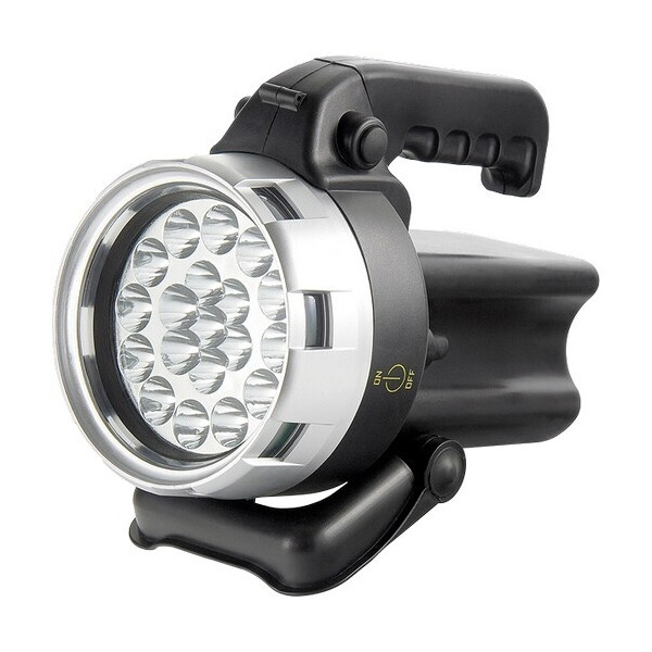 

Фонарь поисковый аккумуляторный 19LED Stern 20х13,2х13,2 см Черный