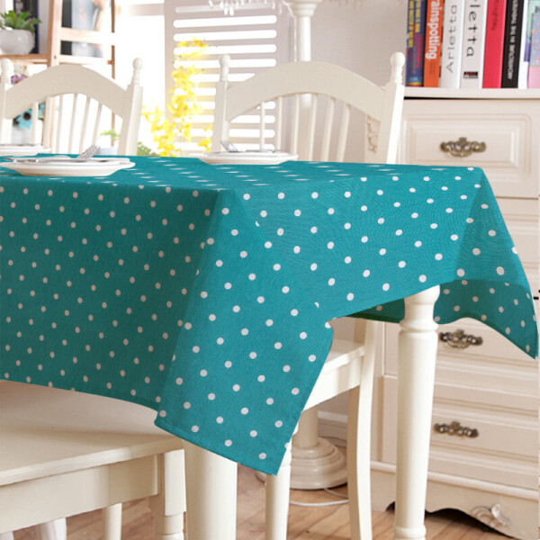 

Скатерть на стол (8577) Time Textile 140x200 см Бирюзовый