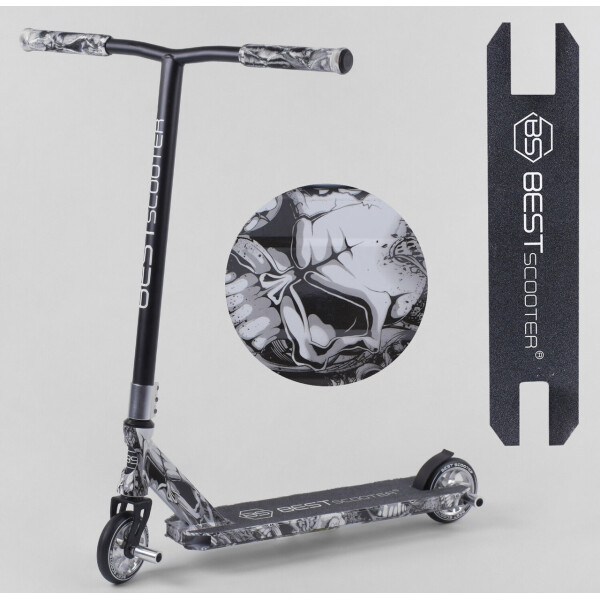 

Самокат трюковый 93215 Best Scooter серый 92107