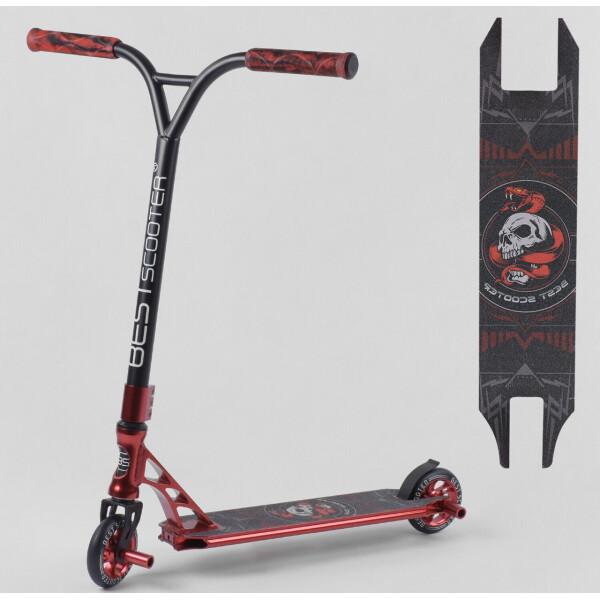 

Самокат трюковый 13111 Best Scooter красный 92105