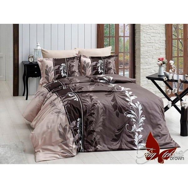 

Постельное белье (R7085 brown) ТМ TAG 150х215 см (2шт)