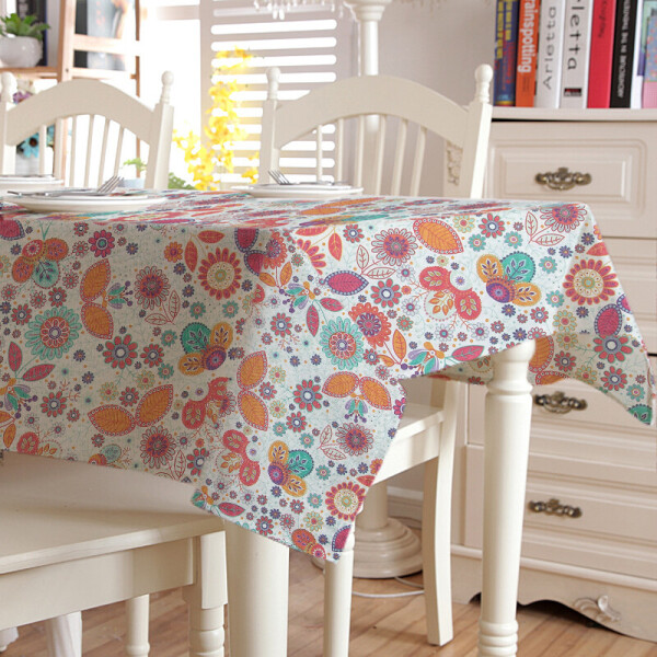 

Скатерть на стол (8460) Time Textile 160x180 см Комбинированный