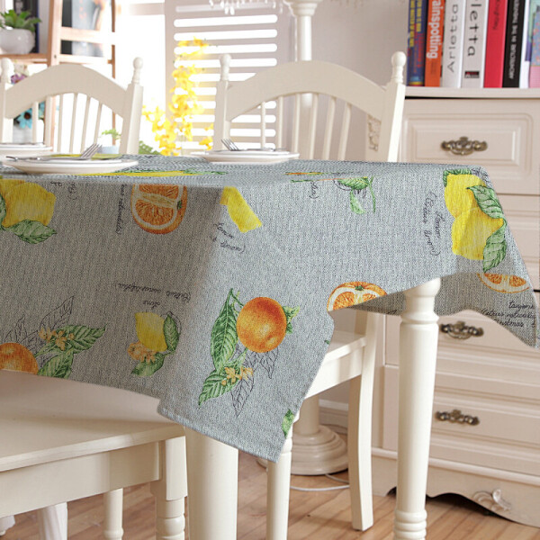 

Скатерть на стол (8487) Time Textile 140x240 см Серый