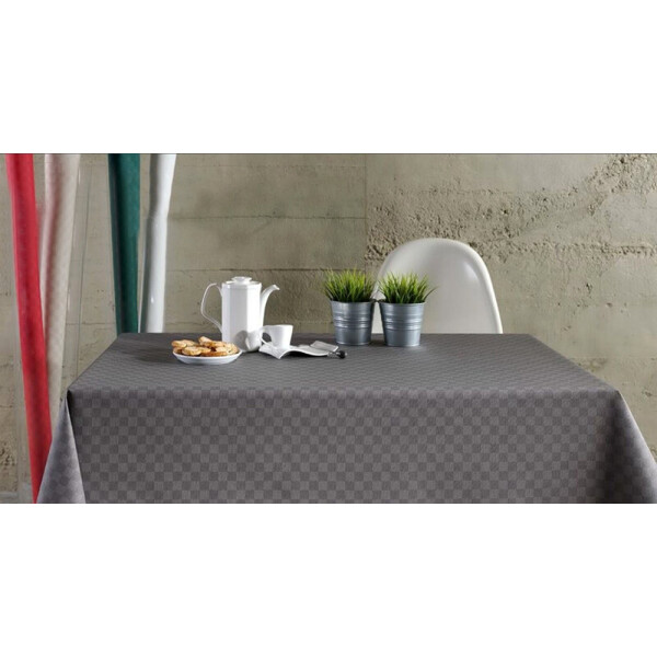 

Скатерть на стол (8473) Time Textile 160x240 см Серый