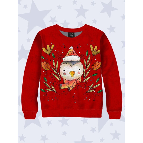 

Детский свитшот Penguin and foliage (7770) Vilno 140-152 см