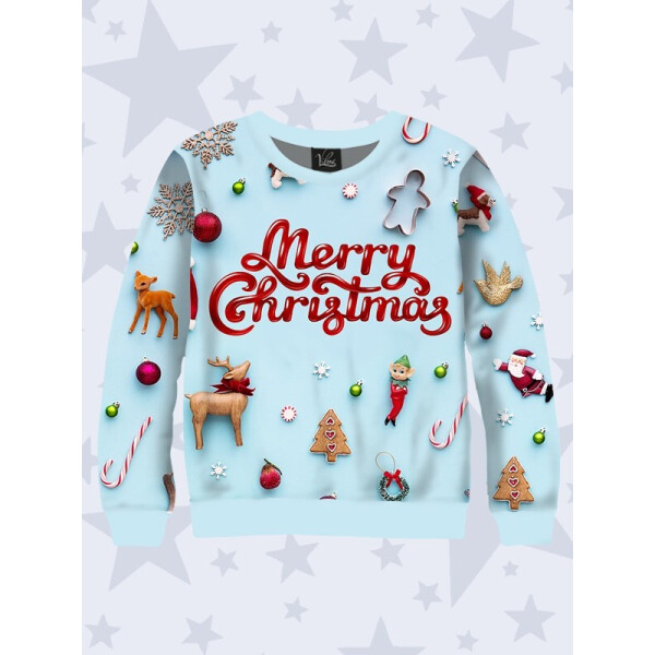 

Детский свитшот Merry Christmas игрушки (7752) Vilno 104-110 см