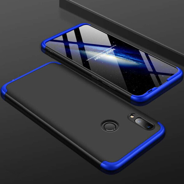 

Пластиковая накладка GKK LikGus 360 градусов (opp) для Huawei P Smart+ (nova 3i) Черный / Синий