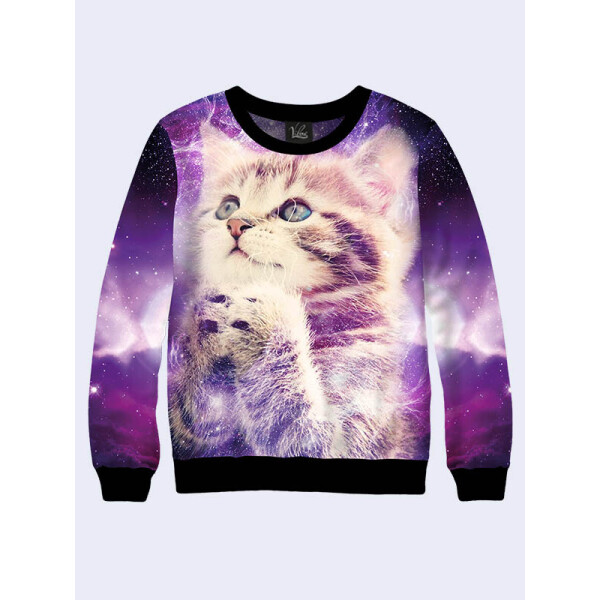 

Женский свитшот Котик космос (9059) Vilno XS (42)