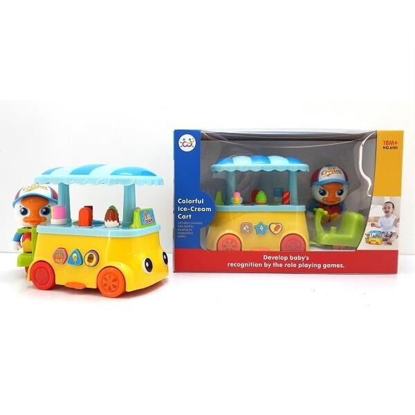 

Игрушка Тележка с мороженым Huile Toys 30х19х13,5 см Разноцветный
