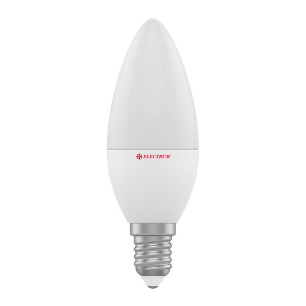 

Лампа светодиодная Electrum C37 5W PA LC-31 Е14 4000K 490lm (A-LC-1930)