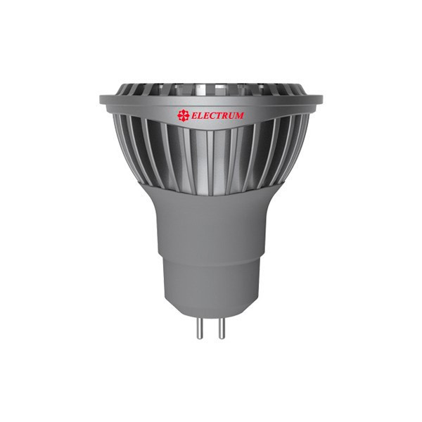 

Лампа светодиодная Electrum MR16 6W GU5.3 4000K AL LR-C 470lm (A-LR-0939)
