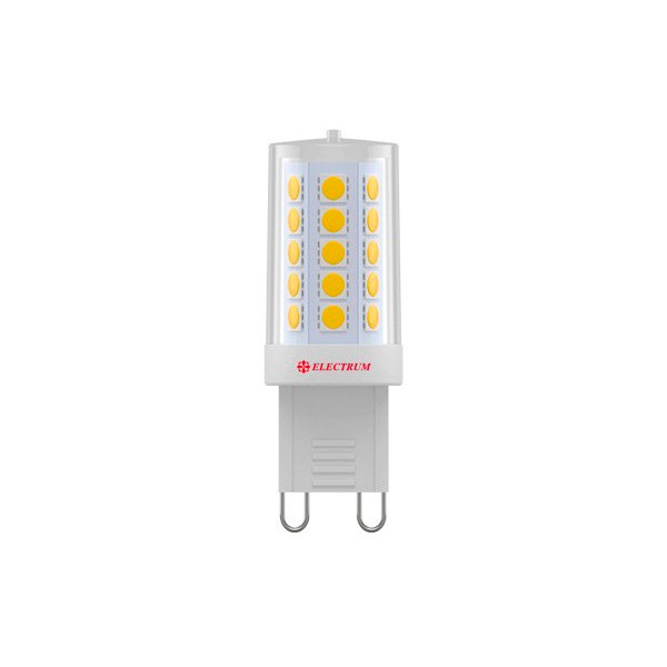 

Лампа светодиодная Electrum 4W Cer LC-15 G9 3000K 350lm (A-LC-1895)