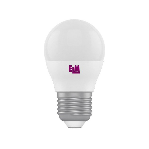 

Лампа светодиодная ELM D45 4W PA10 E27 3000K ELM 320lm (18-0084)
