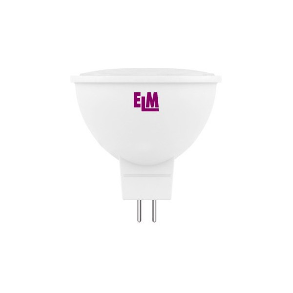 

Лампа светодиодная ELM MR16 3W PA10 GU5.3 4000K 230lm 120гр. (18-0044)