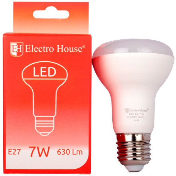 

Лампа светодиодная Electro House R63 7W (EH-LMP-R63)