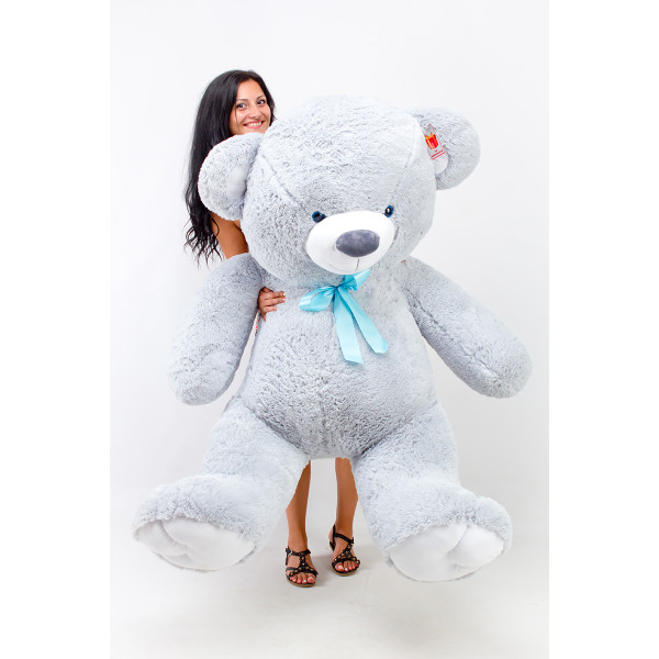 

Огромный медведь Teddy Boom Томми 200 см серый