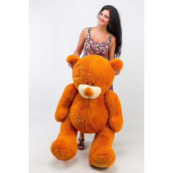 

Игрушечный плюшевый мишка Teddy Boom Гриша 150 см карамель