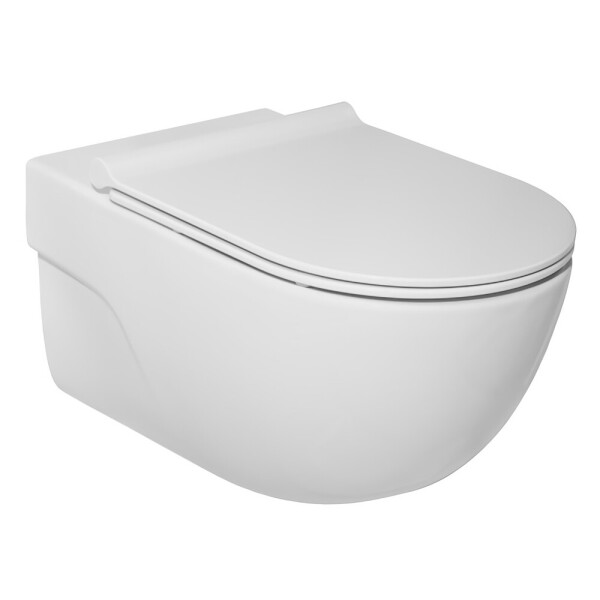 

Унитаз подвесной ROCA Meridian Rimless A34H240000 c сиденьем Soft Close